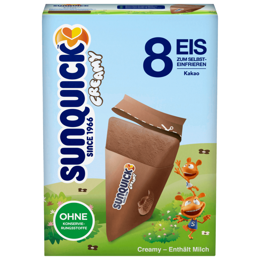 Sunquick Creamy Kakao 520g, 8 Stück
